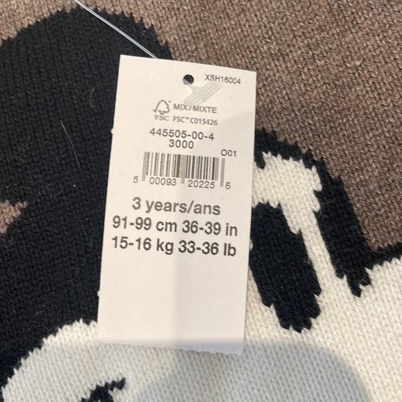 Gap toddler size 3 Mickey knit sweater BNWT - Picture 3 of 3